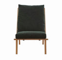 Ele High Back Fabric Lounge Chair