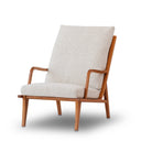 Ele High Back Fabric Arm Chair and Stool