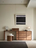 Anya Dresser Desk with Vanity Box