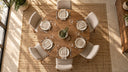 What Size Round Dining Table Seats 6?