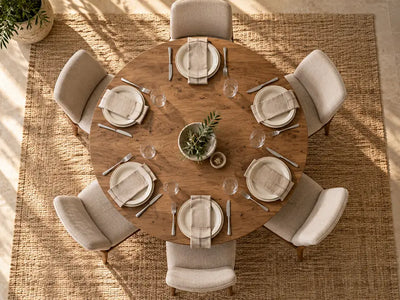 What Size Round Dining Table Seats 6?