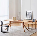 Malu Wooden Long Dining Table