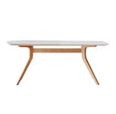 Malu Marble Long Dining Table