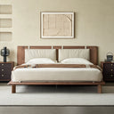 ELESE Walnut Bed