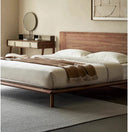 ELESE Walnut Bed