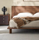 ELESE Walnut Bed
