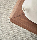 ELESE Walnut Bed