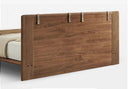 ELESE Walnut Bed