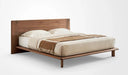 ELESE Walnut Bed