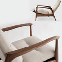 Kainoa Walnut Recliner Chair