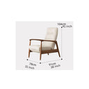Kainoa Walnut Recliner Chair