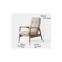 Kainoa Walnut Recliner Chair