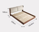 Kahele Solid Walnut Bed