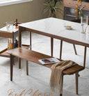 Kainoa Solid Walnut Bench