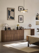 Wave Dresser with Desk