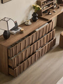 Wave Dresser with Desk