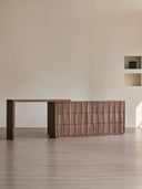 Wave Dresser with Desk