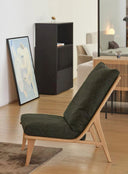 Ele High Back Fabric Lounge Chair