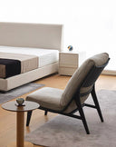 Ele High Back Fabric Lounge Chair