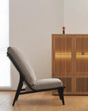 Ele High Back Fabric Lounge Chair
