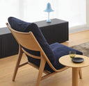 Ele High Back Fabric Lounge Chair
