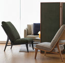 Ele High Back Fabric Lounge Chair