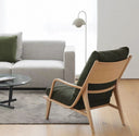 Ele High Back Fabric Arm Chair
