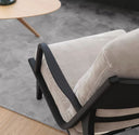 Ele High Back Fabric Arm Chair