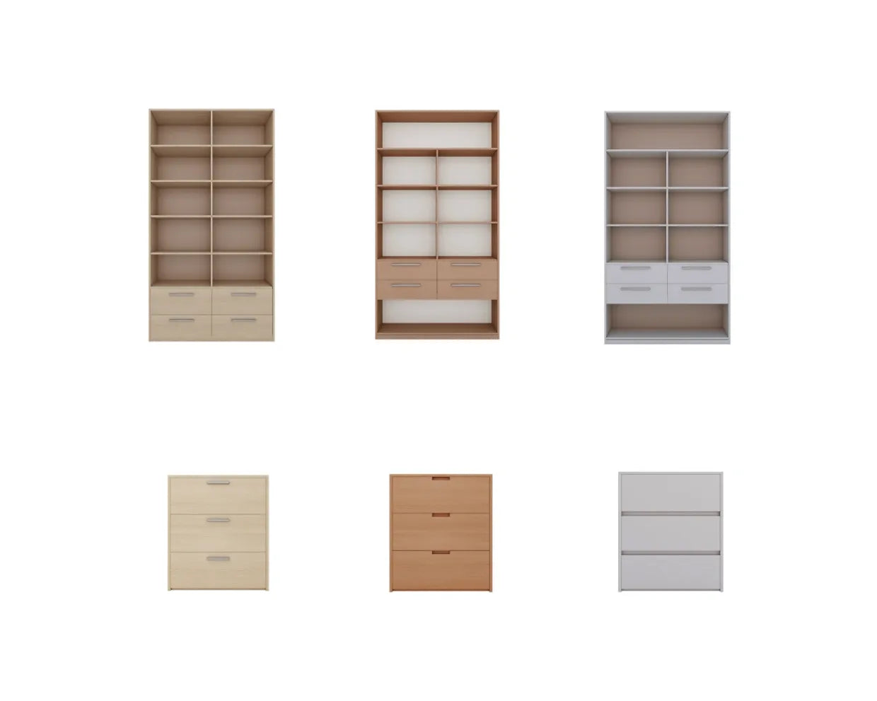 BOOK CASE AND DRESSER MODULAR