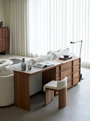 Anya Dresser Desk with Vanity Box